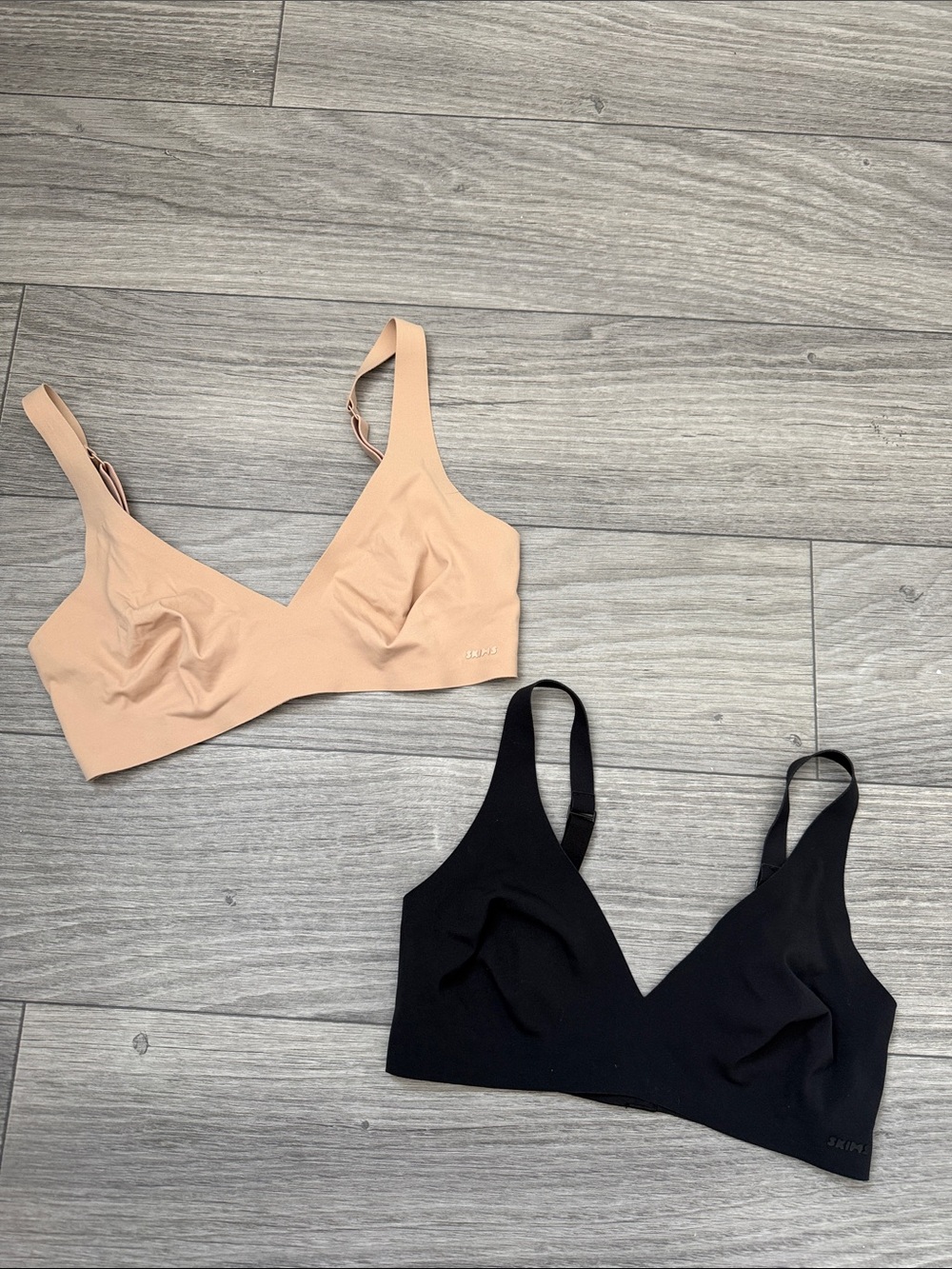 Skims Bralette Set - Nude & Black